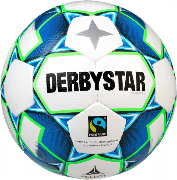 DERBYSTAR Gamma TT, Gr.5, weiss blau gruen